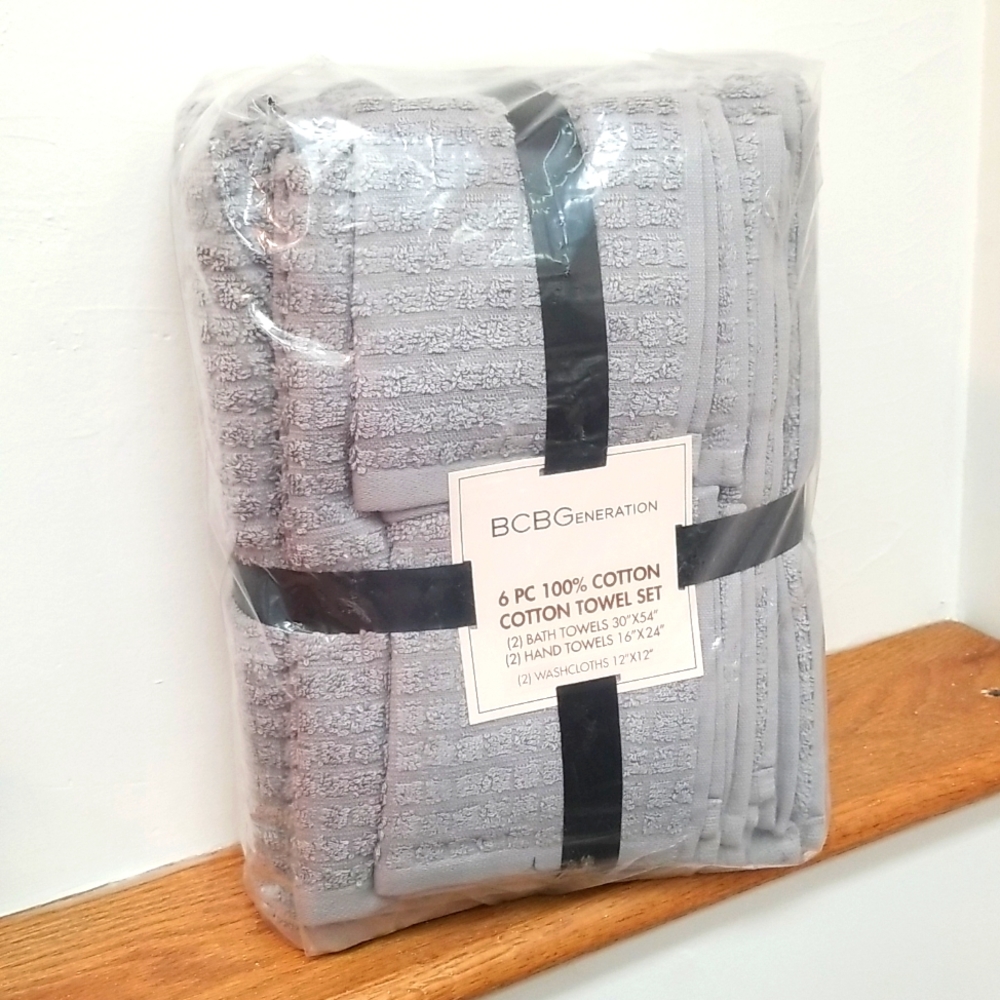 BCBGENERATION SET OF COTTON TOWELS